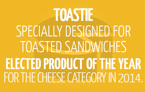 Toastie specially designed for toasted sandwiches elected product of the year for the cheese category in 2014.